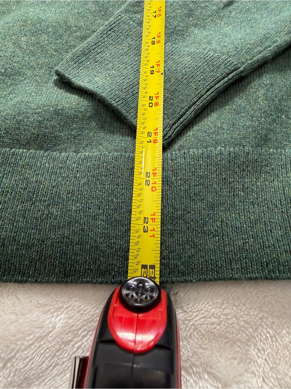 NWT Quince 100% Mongolian Cashmere Crewneck Sweater Forest Floor Green Size L - Picture 7 of 7